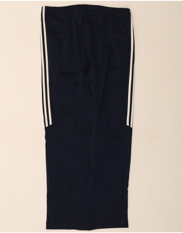Calças de treino masculinas ADIDAS XL azul marinho poliéster