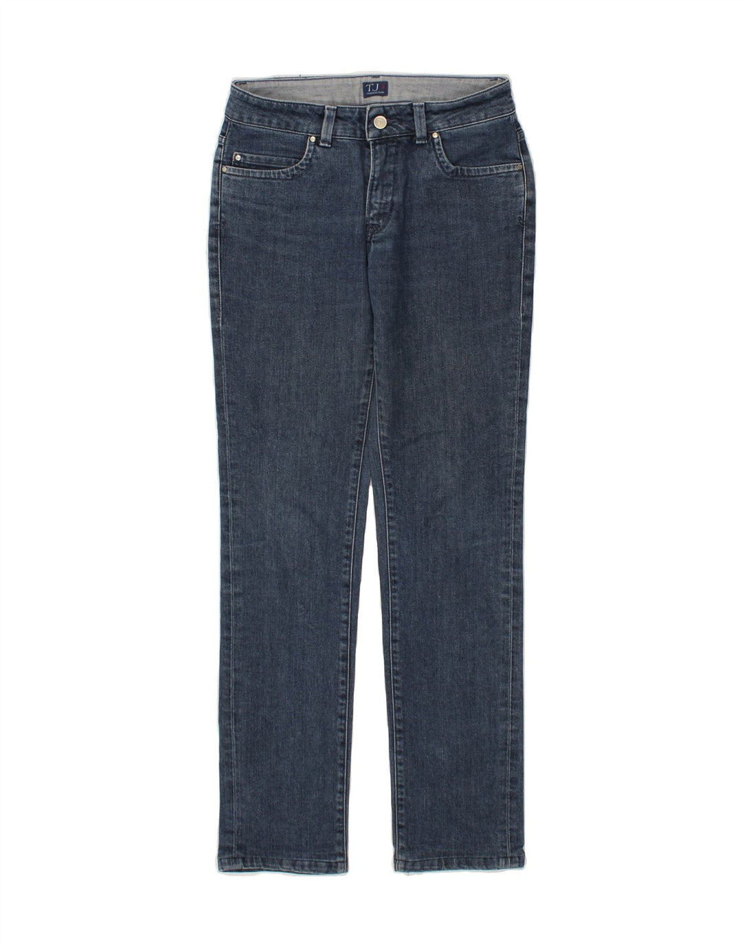TRUSSARDI Womens Slim Jeans W24 L31 Blue Cotton Vintage Trussardi and Second-Hand Trussardi from Messina Hembry 