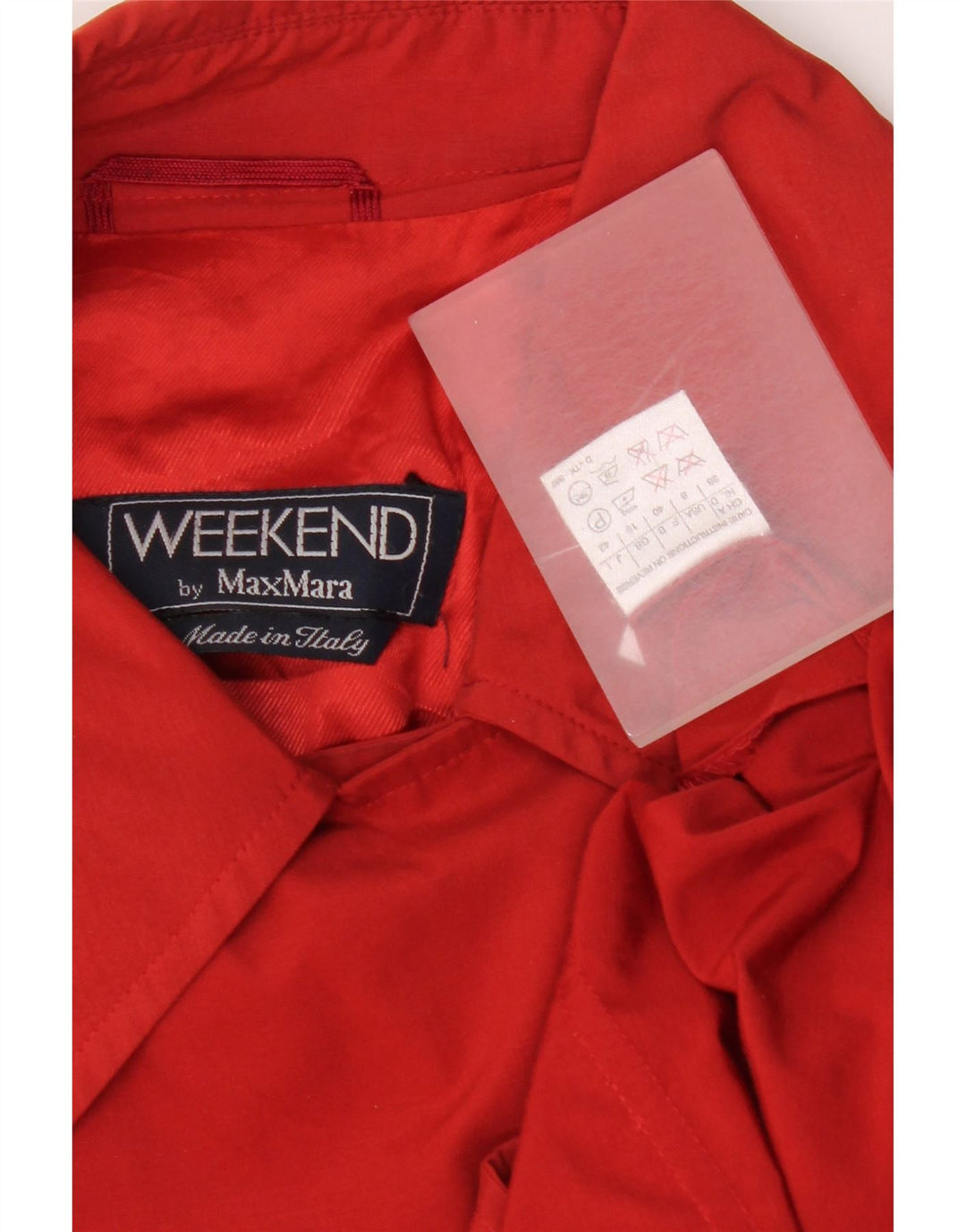 Sobretudo de fim de semana feminino Max Mara Reino Unido 16 grande vermelho
