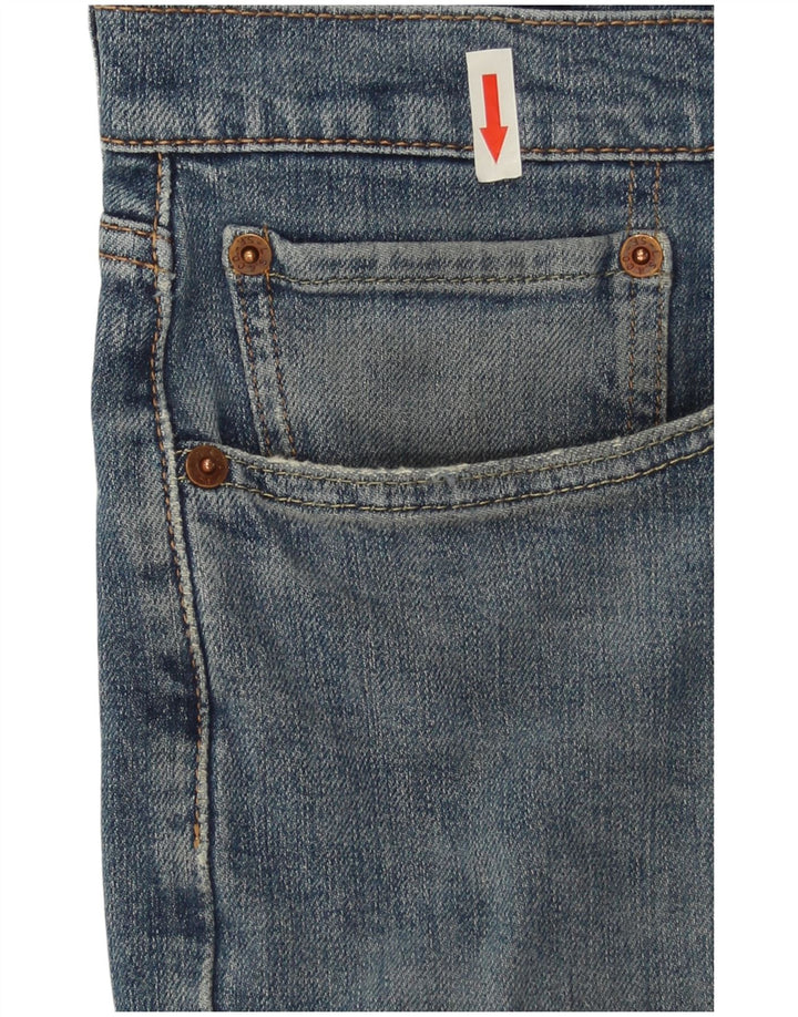 Levi's Masculino 502 Tapered Jeans W34 L32 Azul Algodão