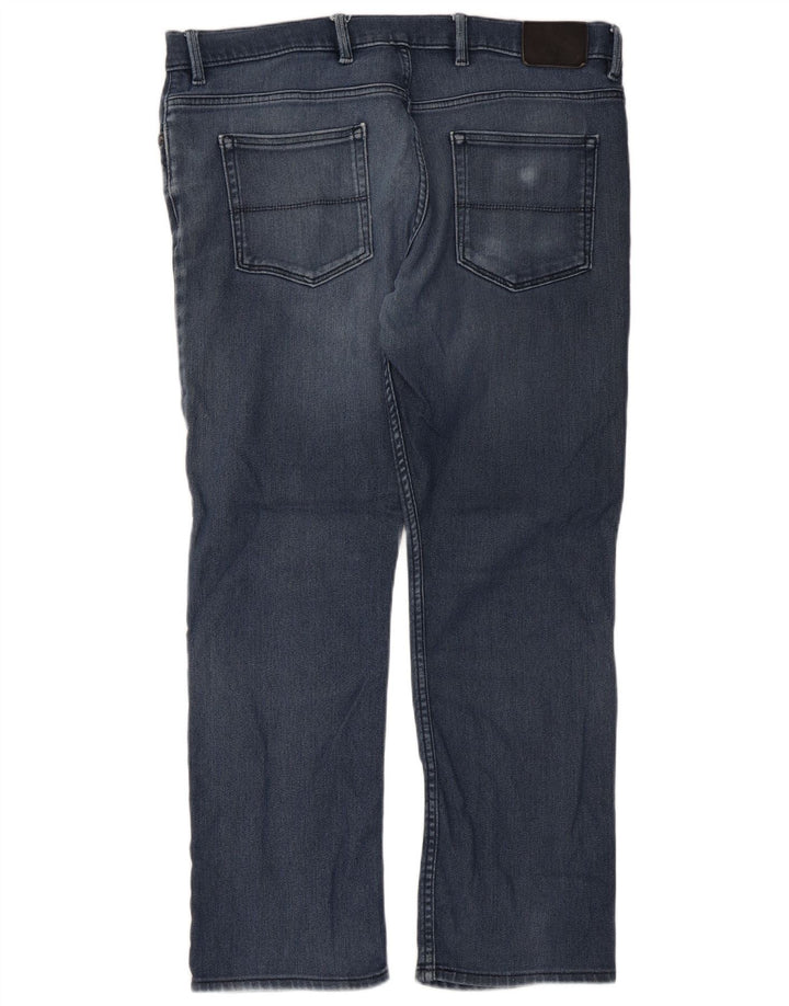 Jeans retos femininos Marks & Spencer W38 L31 algodão azul