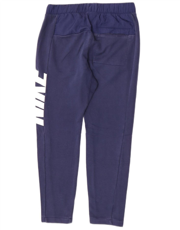 Calça de treino Nike masculina gráfica pequena azul algodão