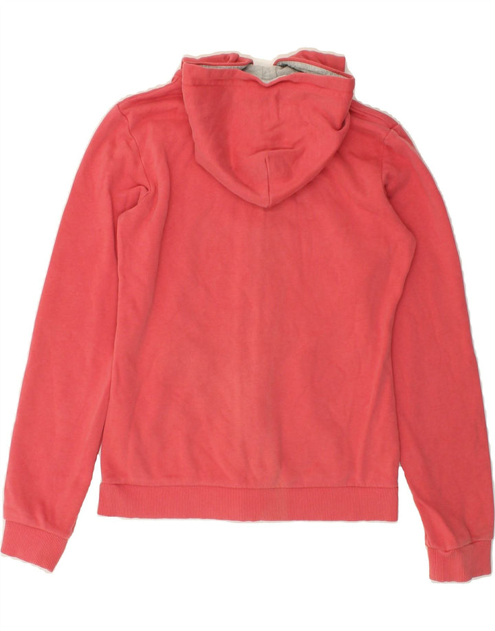 GANT Girls Graphic Zip Hoodie Sweater 14-15 Years Pink Cotton Vintage Gant and Second-Hand Gant from Messina Hembry 