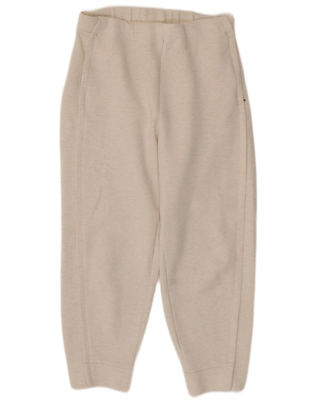 Calça de treino feminina Adidas UK 12/14 médio algodão branco