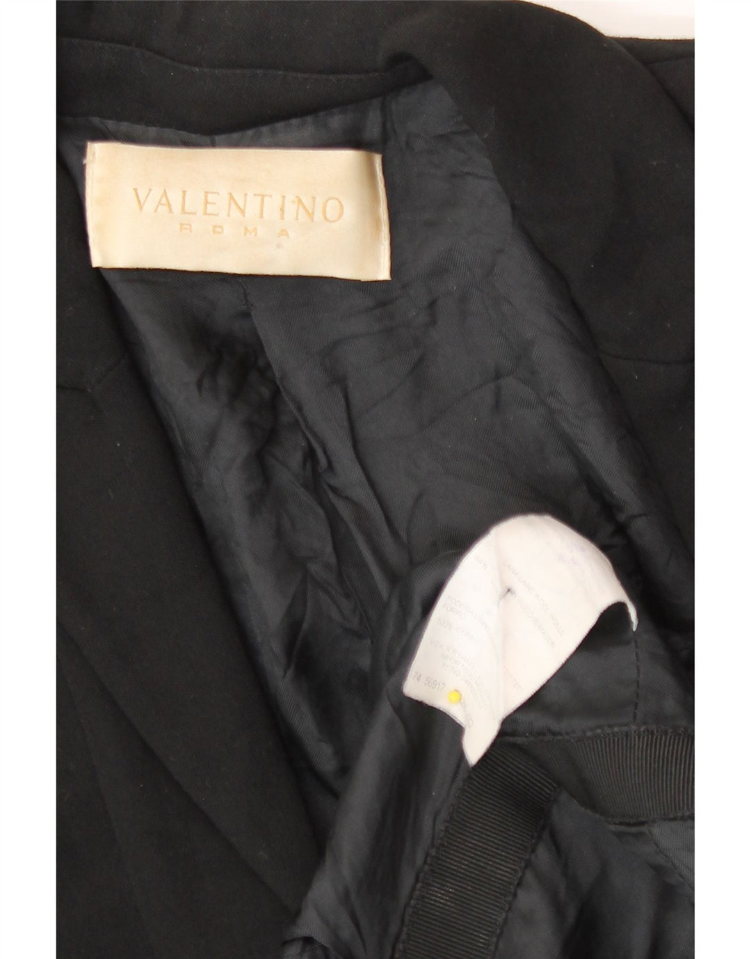 Jaqueta Valentino Feminina Roma Open Blazer Reino Unido 4 XS Lã Preta