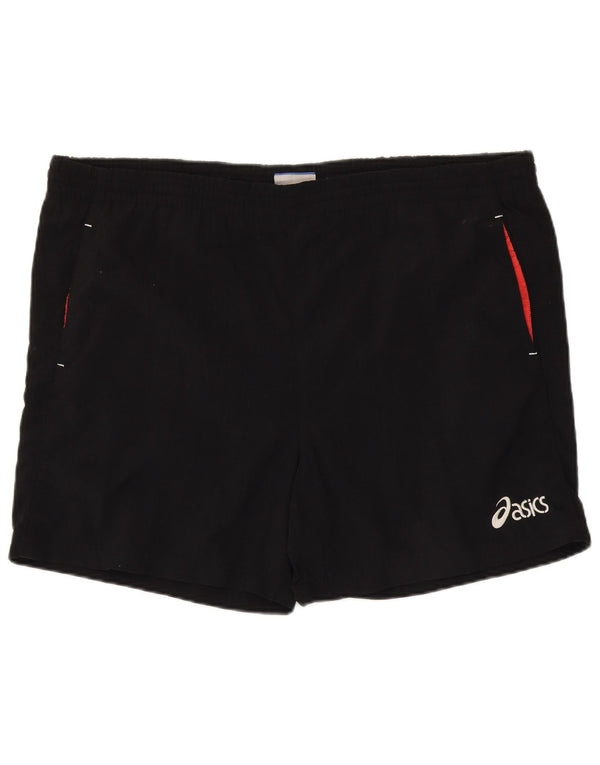 Shorts esportivos masculinos Asics grande preto