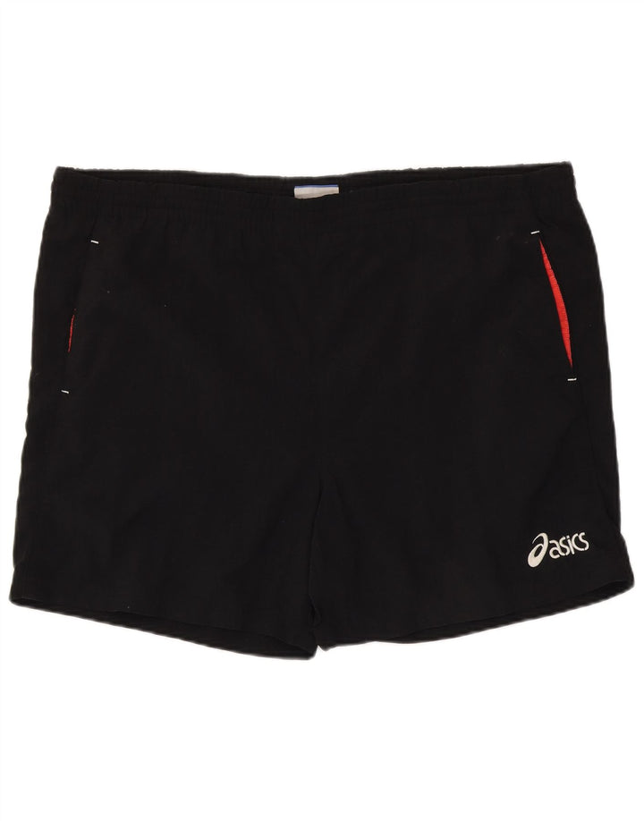 Shorts esportivos masculinos Asics grande preto