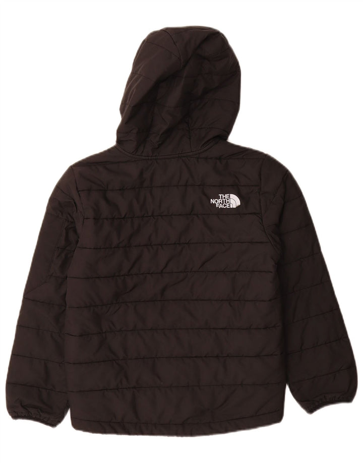 Jaqueta acolchoada com capuz The North Face Boys 9-10 anos médio preto poliéster