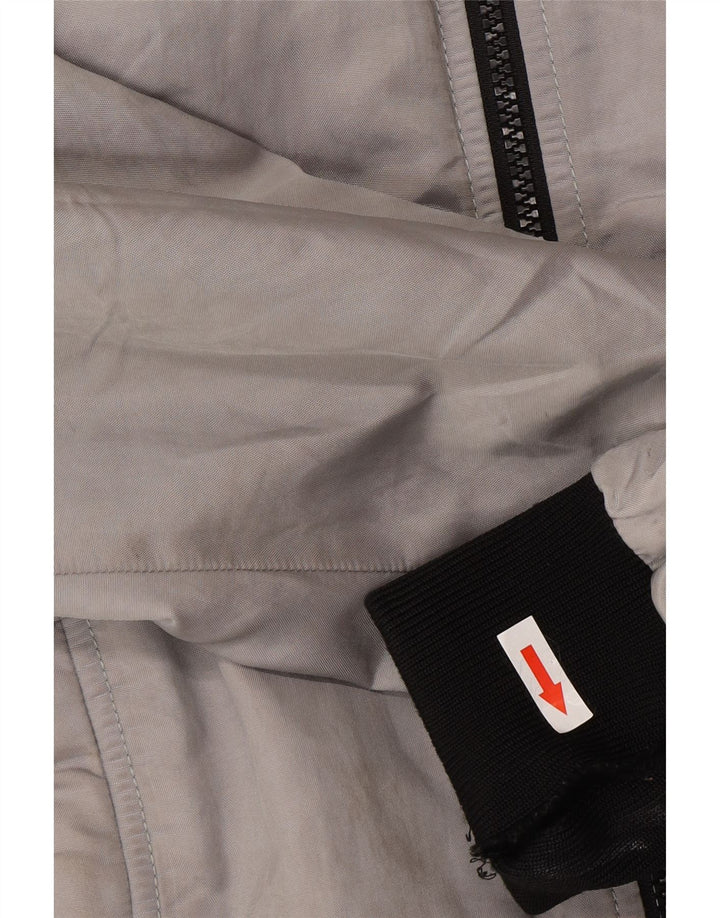 Jaqueta bomber feminina Refrigiwear UK 14 cinza médio colorblock