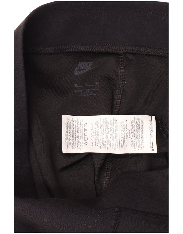 Leggings NIKE feminino gráfico UK 18 XL preto algodão