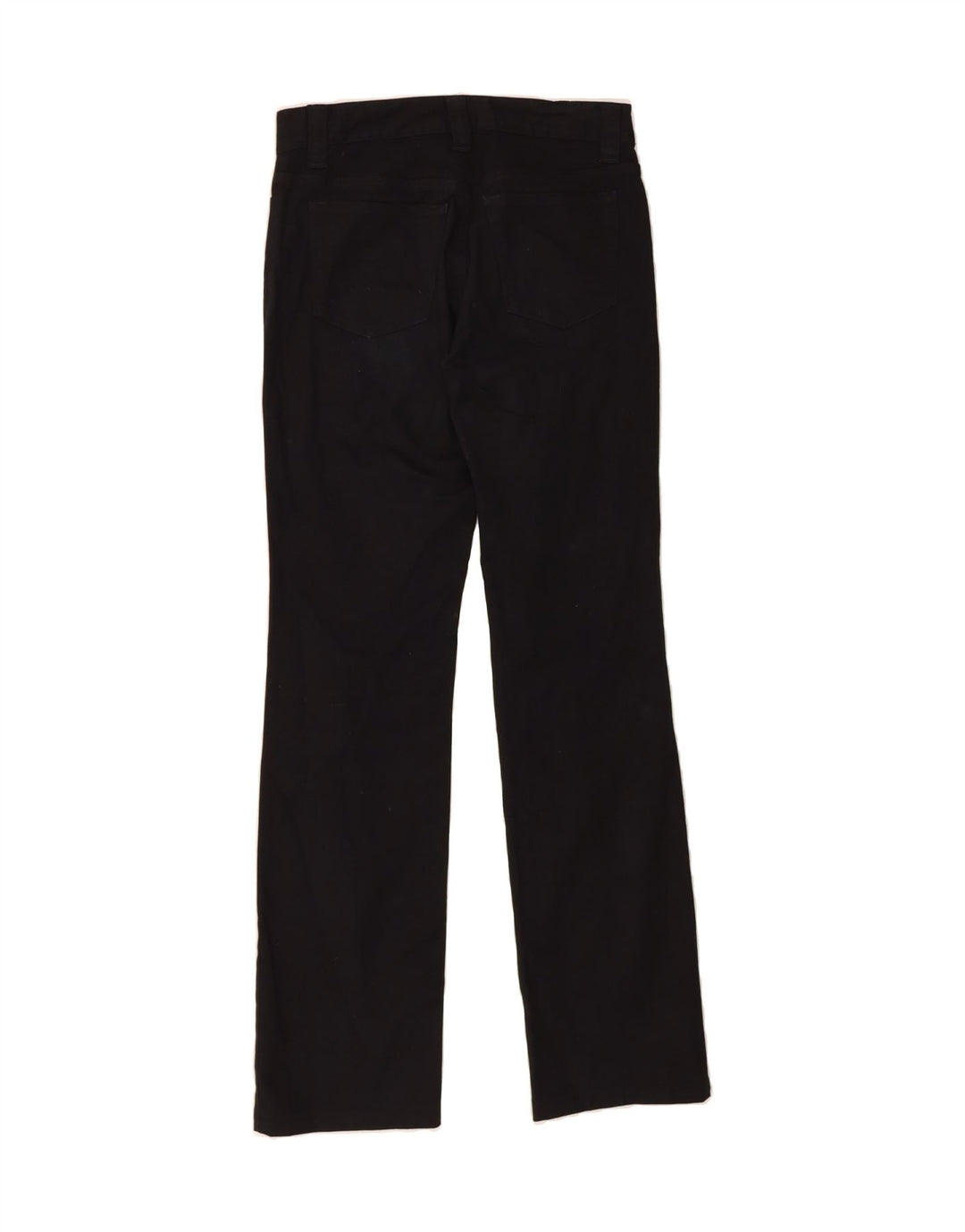 BENETTON Womens Straight Casual Trousers W30 L32 Black Vintage Benetton and Second-Hand Benetton from Messina Hembry 