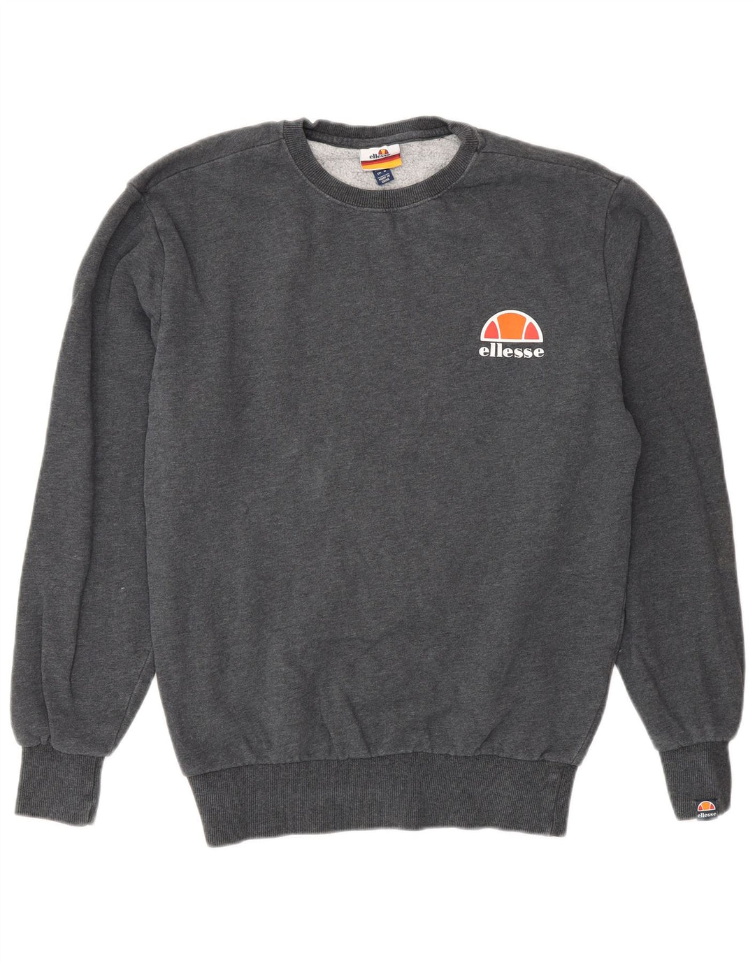 Ellesse moletom masculino jumper pequeno cinza algodão