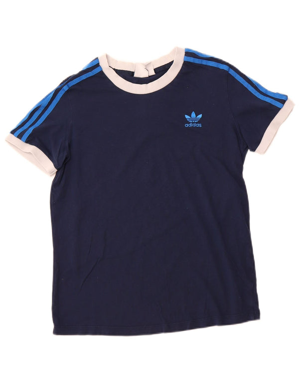 ADIDAS Camiseta Feminina Top UK 12 Médio Azul Marinho
