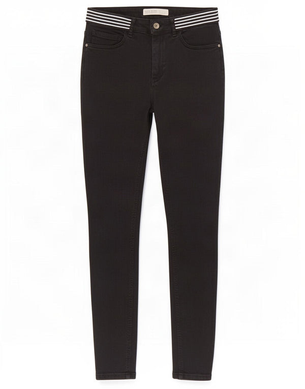 Zara Jeans Slim Feminino EU 38 Pequeno W28 L27 Preto