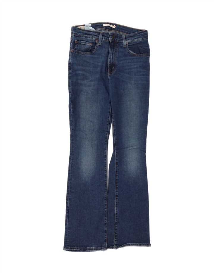 Calça jeans feminina LEVI'S 725 High Rise Bootcut W30 L32 azul marinho algodão