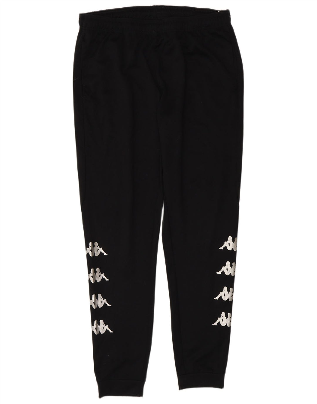 Calça de treino masculina Kappa Graphic Joggers XL preto poliéster