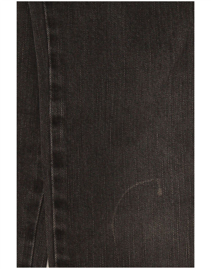 Wrangler Masculino Texas Stretch Straight Jeans W32 L30 Algodão Preto