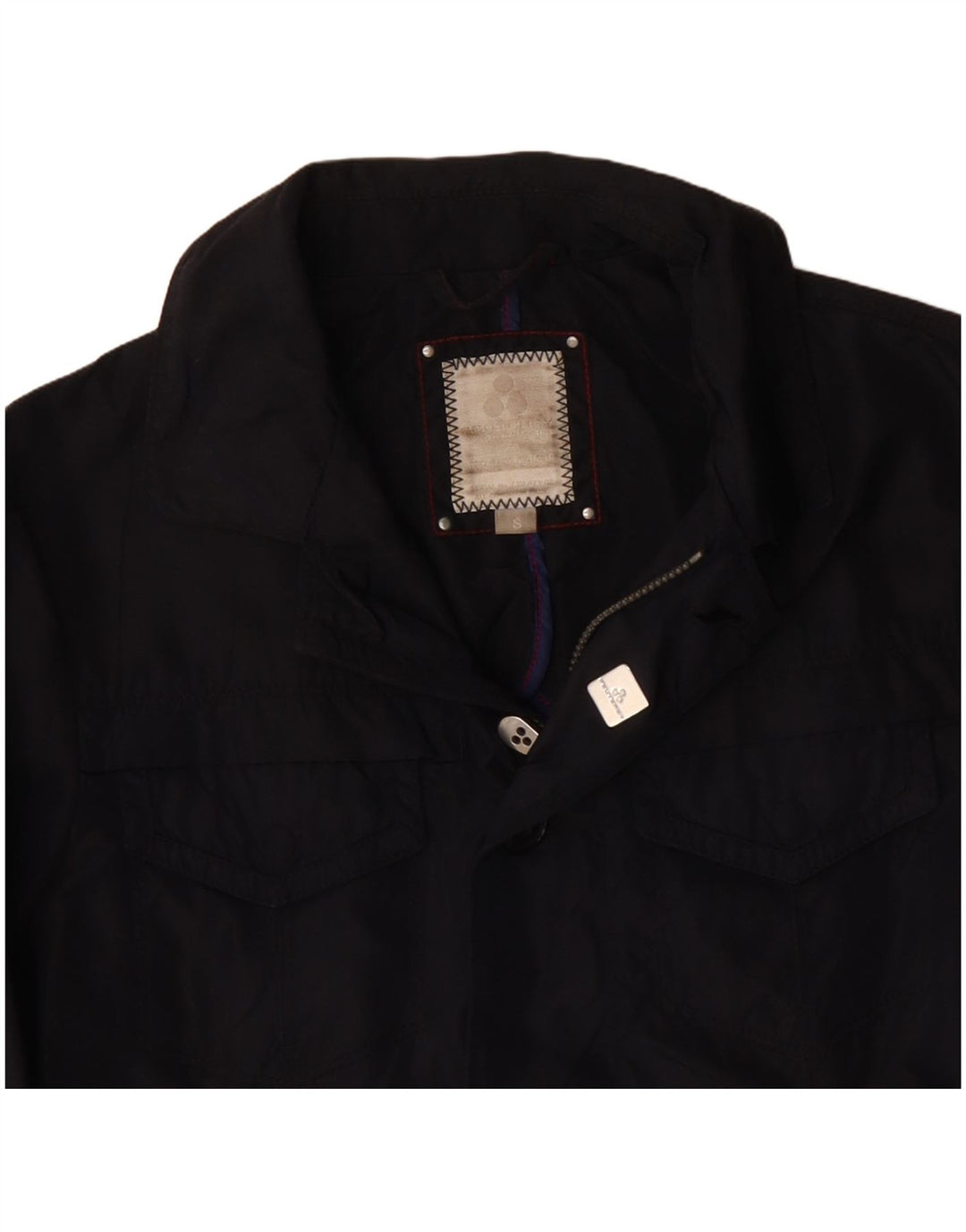 Jaqueta utilitária masculina PEUTEREY UK 36 pequena poliamida azul marinho
