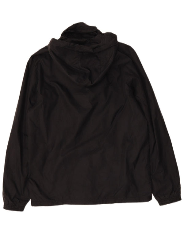 Adidas Mens Hooded Rain Jacket UK 38 Médio Preto Poliamida