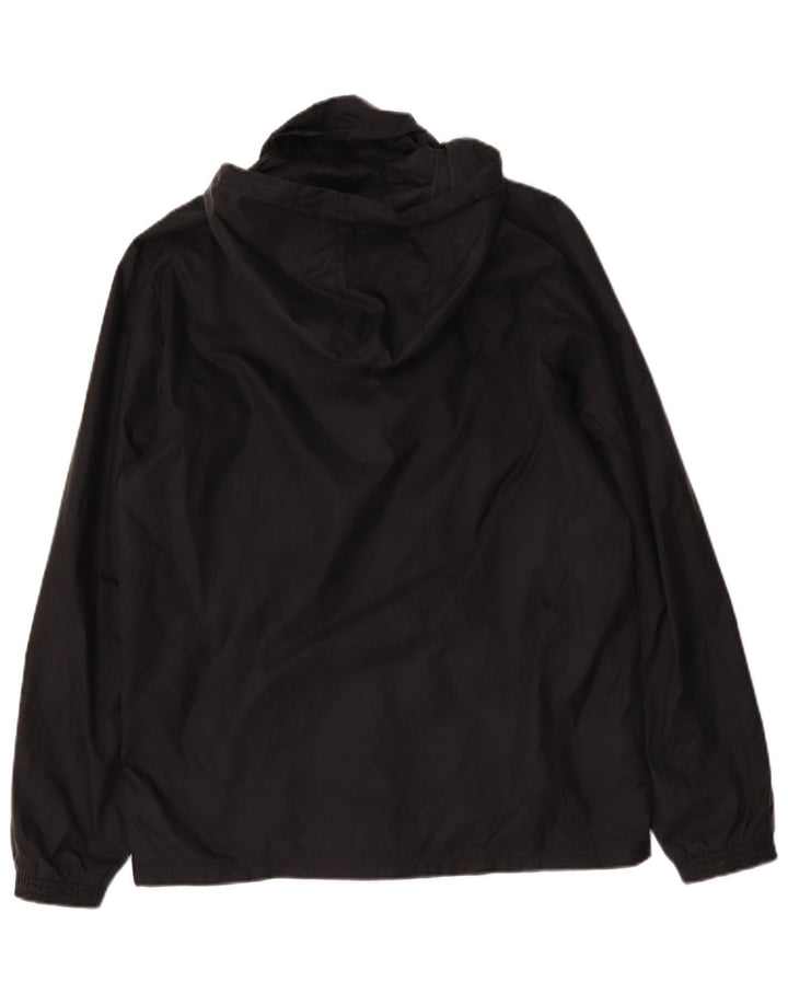 Adidas Mens Hooded Rain Jacket UK 38 Médio Preto Poliamida