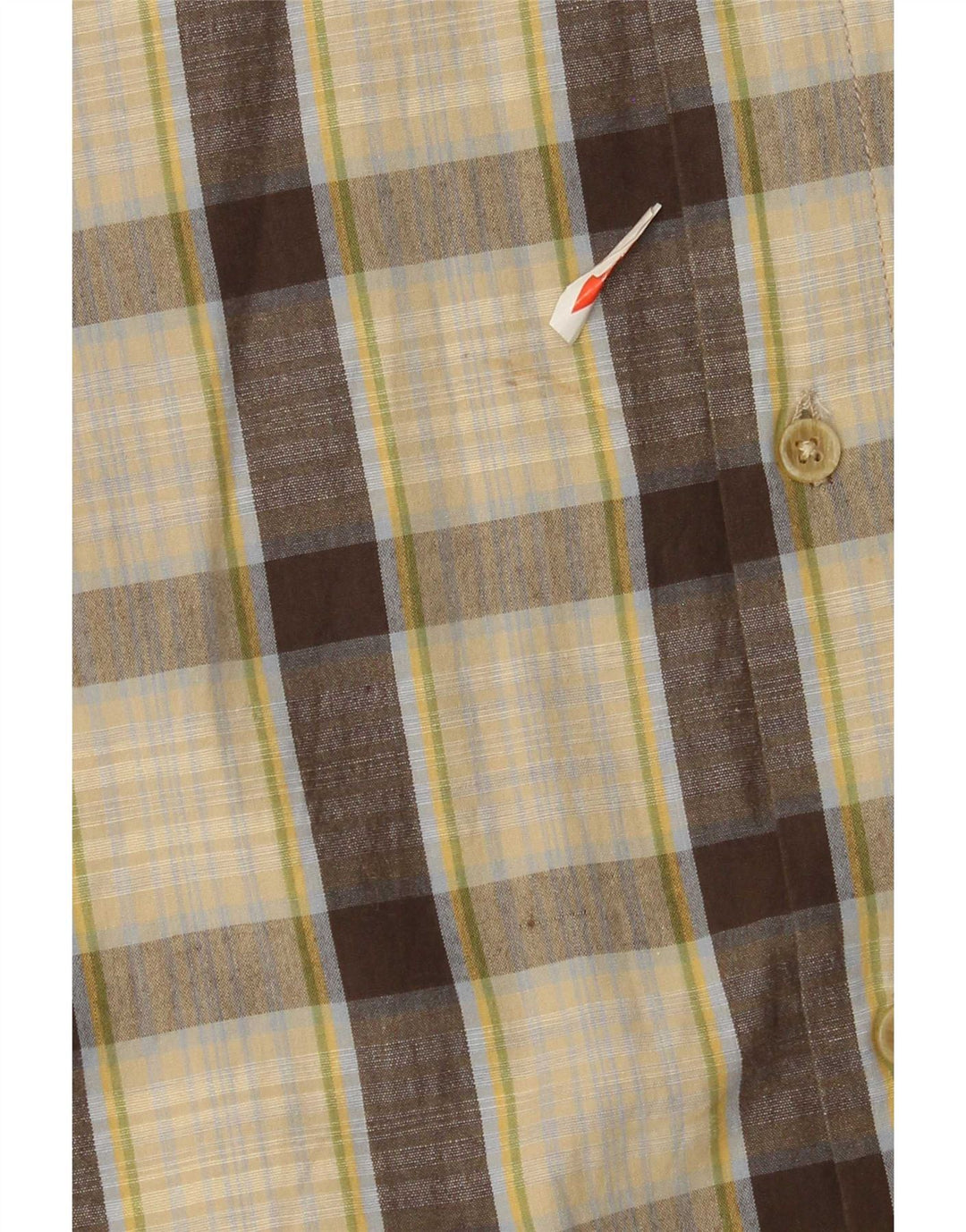 Camisa masculina Marlboro Classics XL bege xadrez algodão