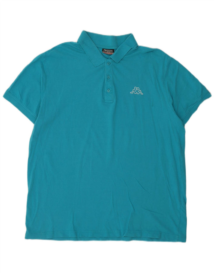 Camisa polo masculina Kappa 2XL algodão azul