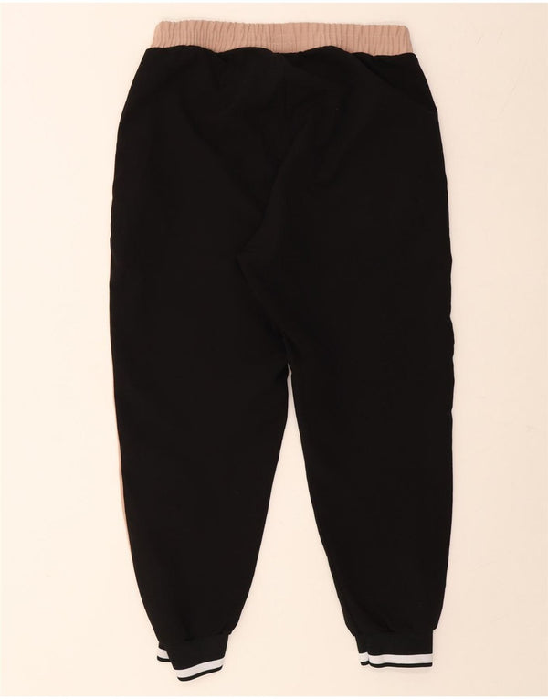 Calça de treino feminina Zara Joggers UK 12 Medium Black Colourblock