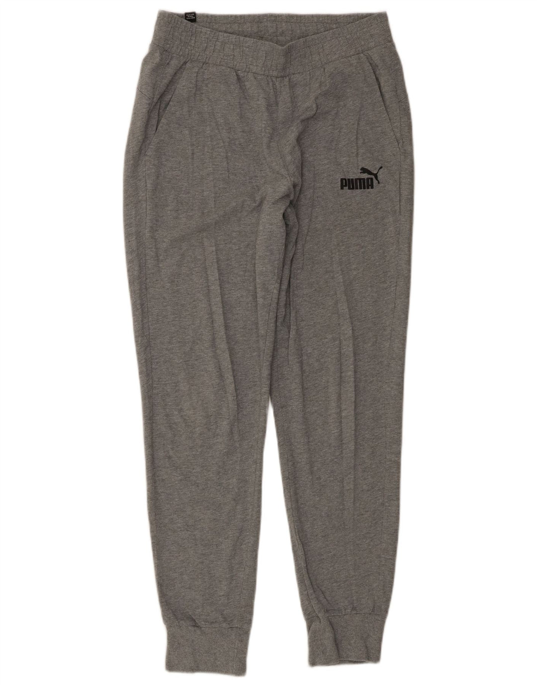 Calça de treino feminina PUMA Joggers UK 14 algodão cinza médio