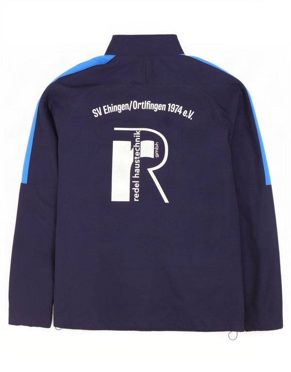Jaqueta masculina Nike Dri Fit Graphic Tracksuit grande bloco colorido azul marinho