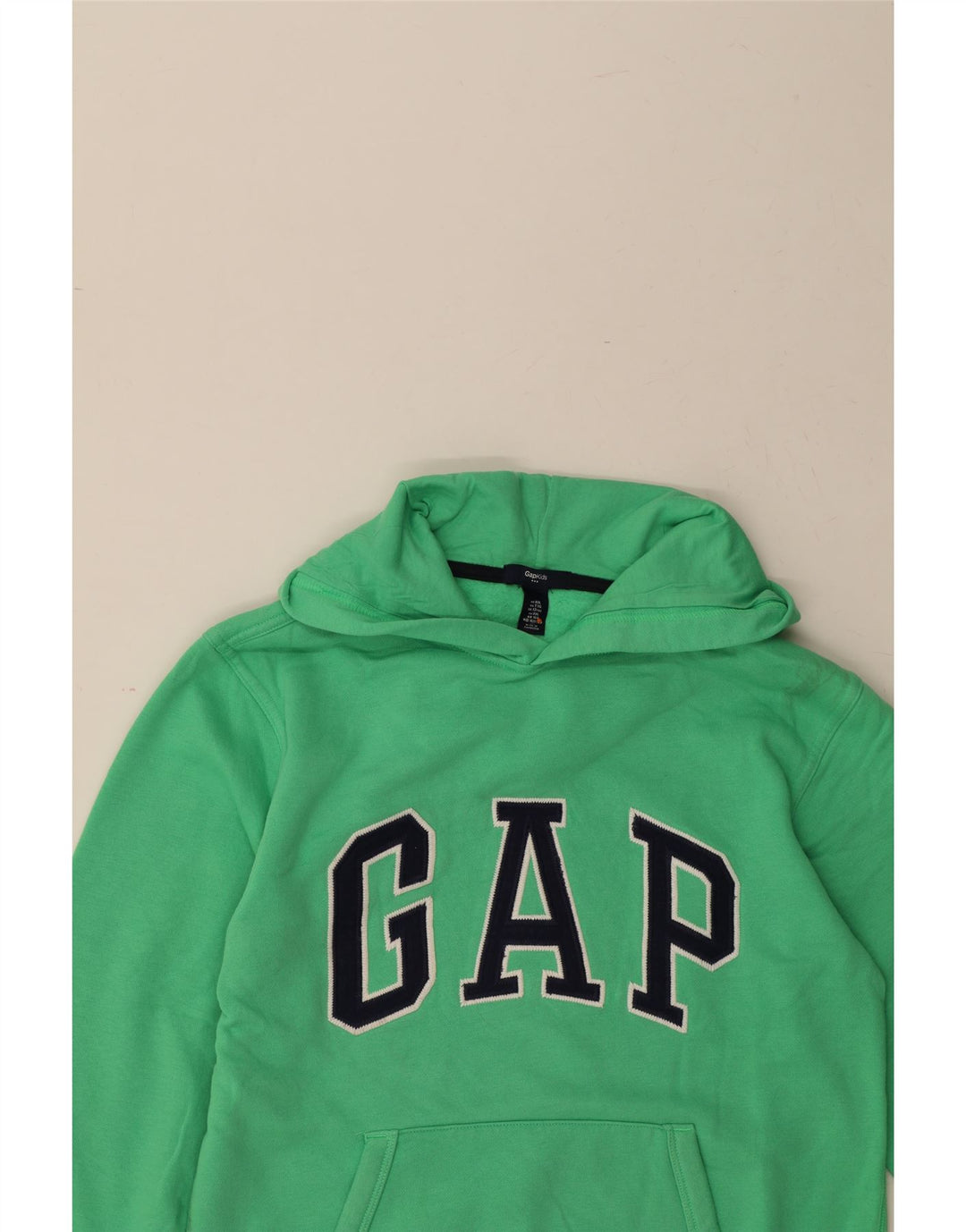 GAP Boys Graphic Hoodie Jumper 12-13 Years  Green Cotton Vintage Gap and Second-Hand Gap from Messina Hembry 