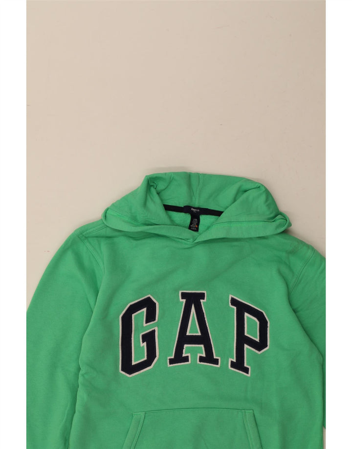 GAP Boys Graphic Hoodie Jumper 12-13 Years  Green Cotton Vintage Gap and Second-Hand Gap from Messina Hembry 