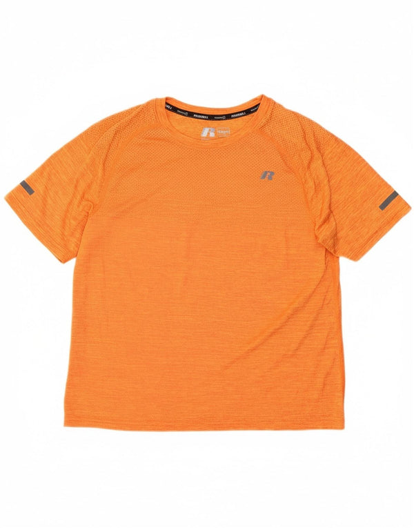 Camiseta Russell Athletic Boys Top 15-16 Anos 2XL Laranja Esportes