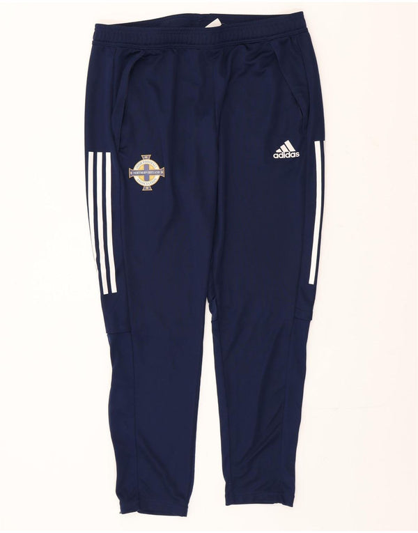 Adidas Mens Northern Ireland Schools Calças de treino XL Azul marinho