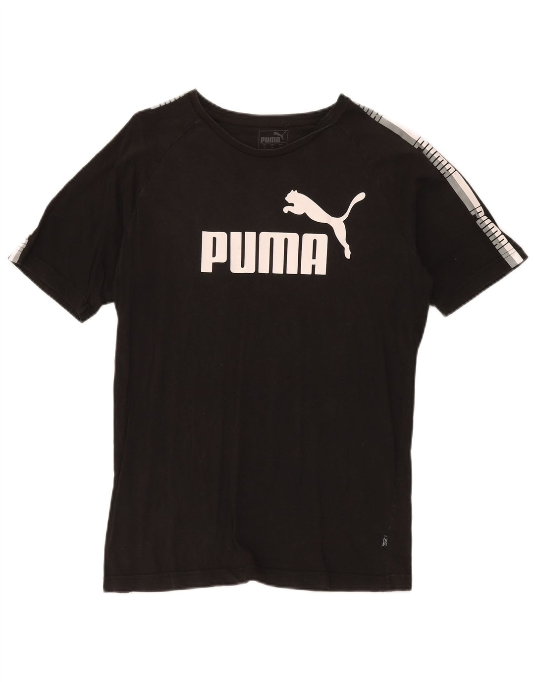 Camiseta Puma Masculina Graphic Top Médio Preto