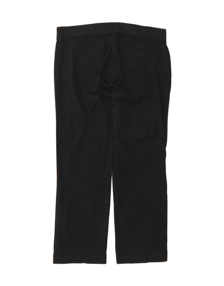 LEE Womens Riders Straight Casual Trousers W36 L29 Black Cotton Vintage Lee and Second-Hand Lee from Messina Hembry 