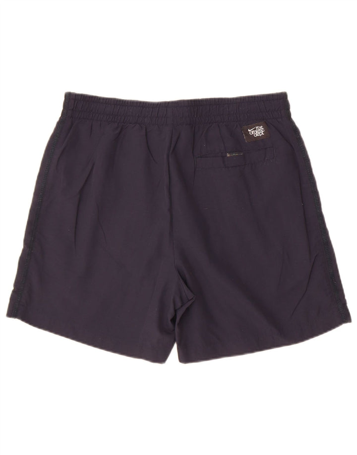 Shorts esportivos masculinos Nike médio azul marinho nylon