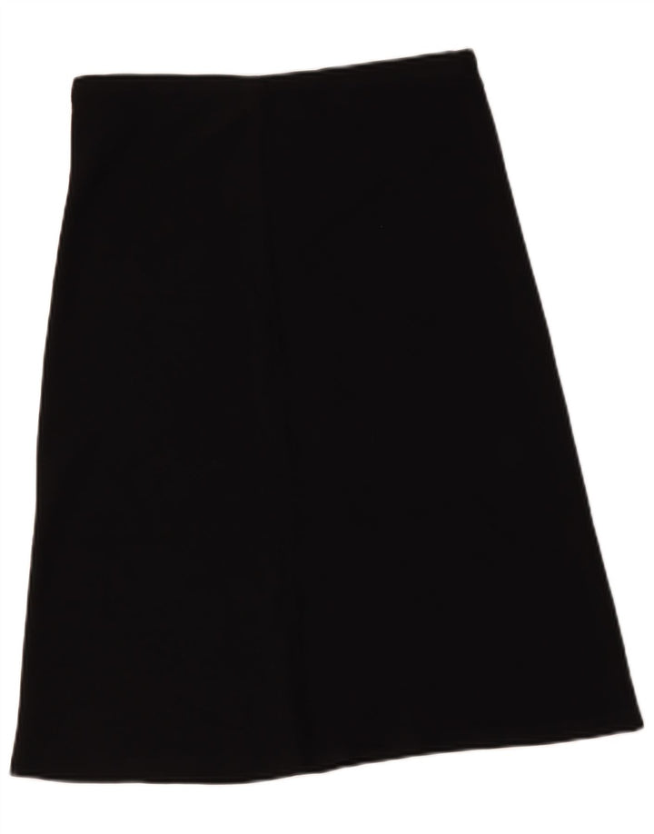 Saia feminina vintage linha A W30 viscose preta média