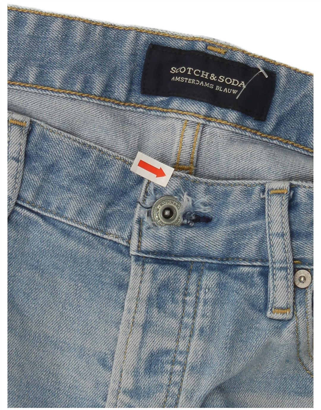 SCOTCH & SODA Masculino Ralston Slim Jeans W31 L32 Azul