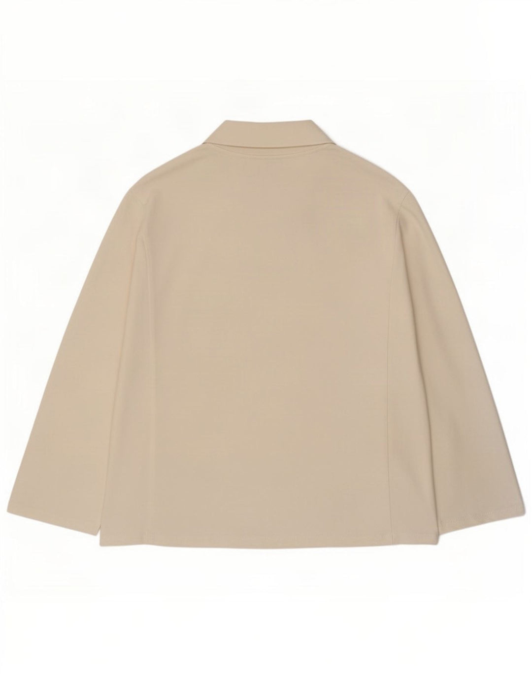 Top feminino Marks & Spencer manga comprida Reino Unido 14 grande algodão branco