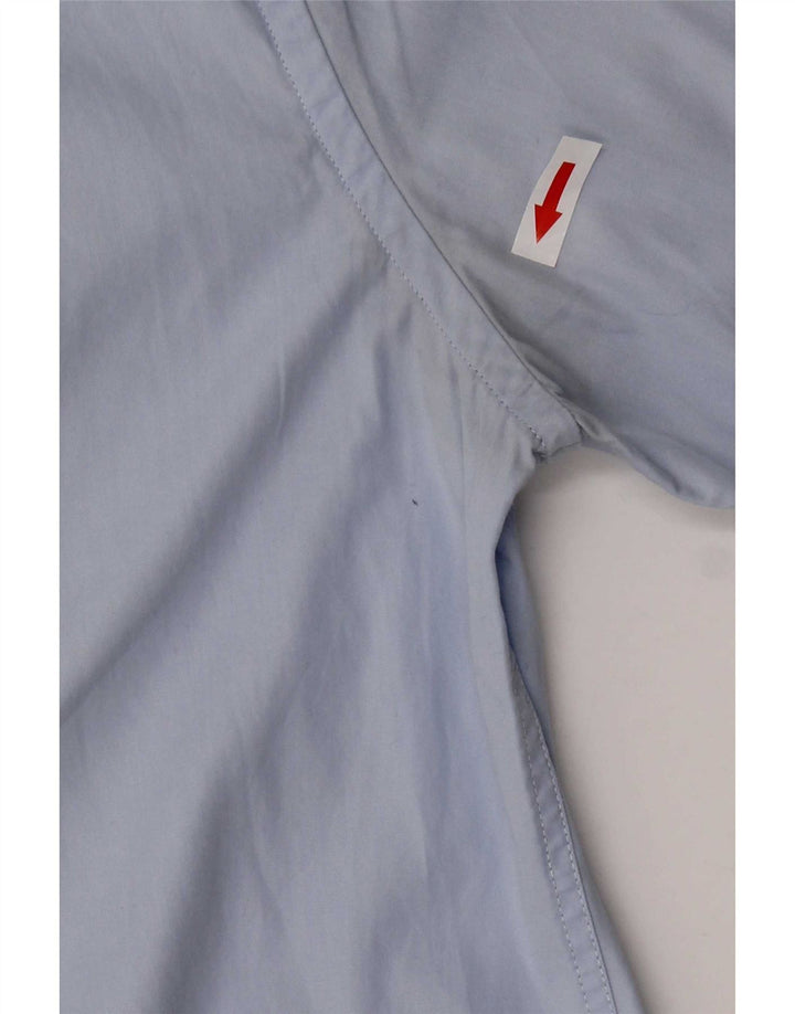 Camisa masculina Paul Smith tamanho 38 15 algodão azul médio