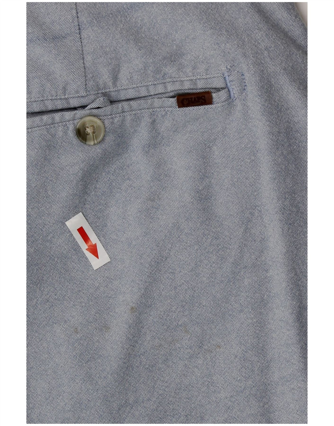Shorts Chino Masculino Chaps W38 XL Azul Algodão