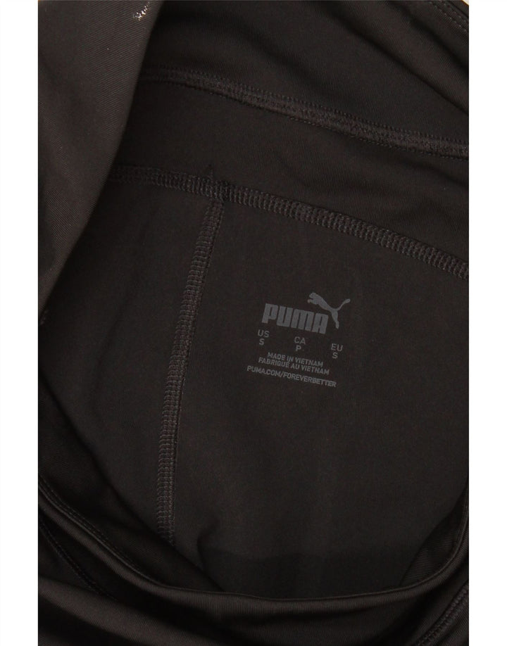 PUMA Womens Graphic Leggings UK 8 Small  Black Vintage Puma and Second-Hand Puma from Messina Hembry 