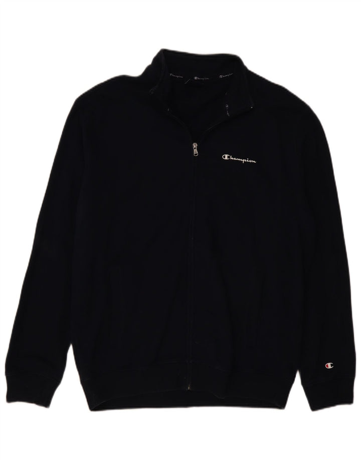 CHAMPION Jaqueta masculina de agasalho XL azul marinho algodão