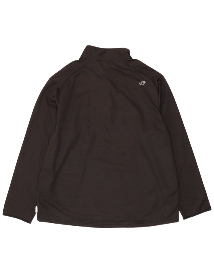 Moletom masculino TRIBORD com zíper e gola 3XL poliéster preto