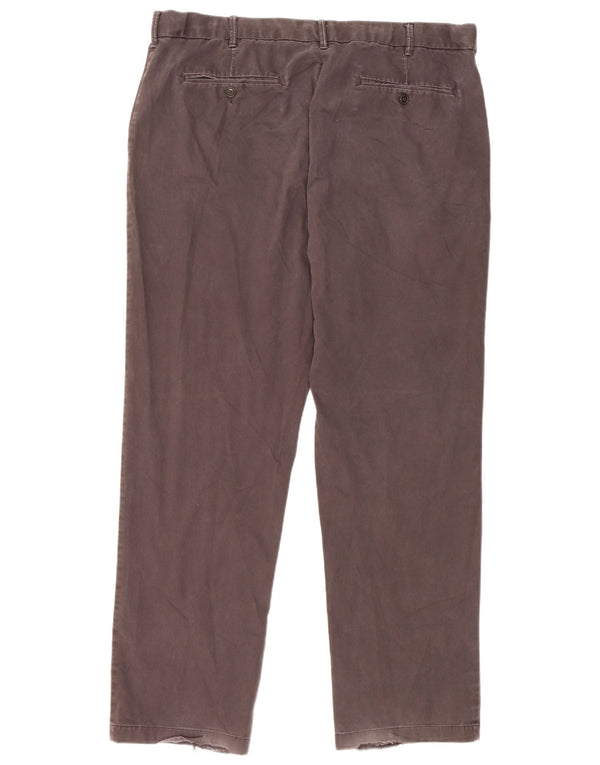 Calça masculina Marks & Spencer Blue Harbor Straight Suit W40 L33 marrom