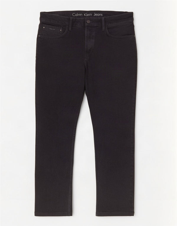 Calça jeans reta masculina Calvin Klein W36 L27 algodão preto
