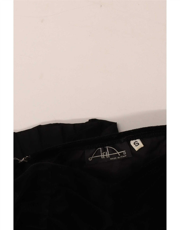 Vestido feminino Aria sem alças UK 10 pequeno bloco colorido preto