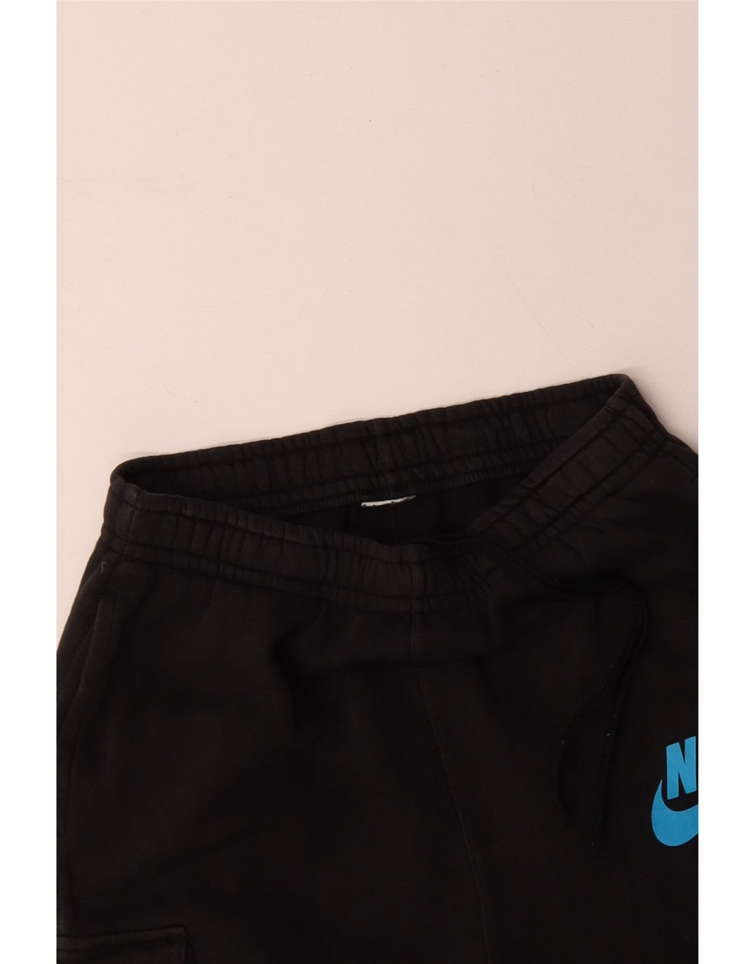 Calça de treino masculina NIKE Graphic Cargo Joggers médio preto algodão