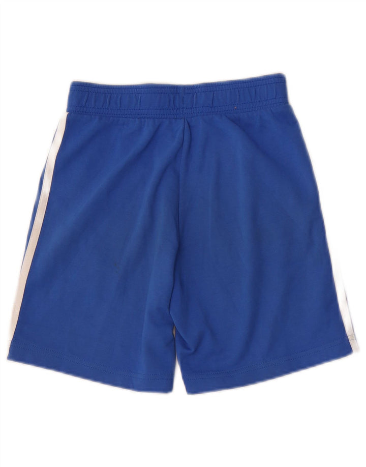 Shorts esportivos masculinos Adidas 9-10 anos pequeno azul algodão