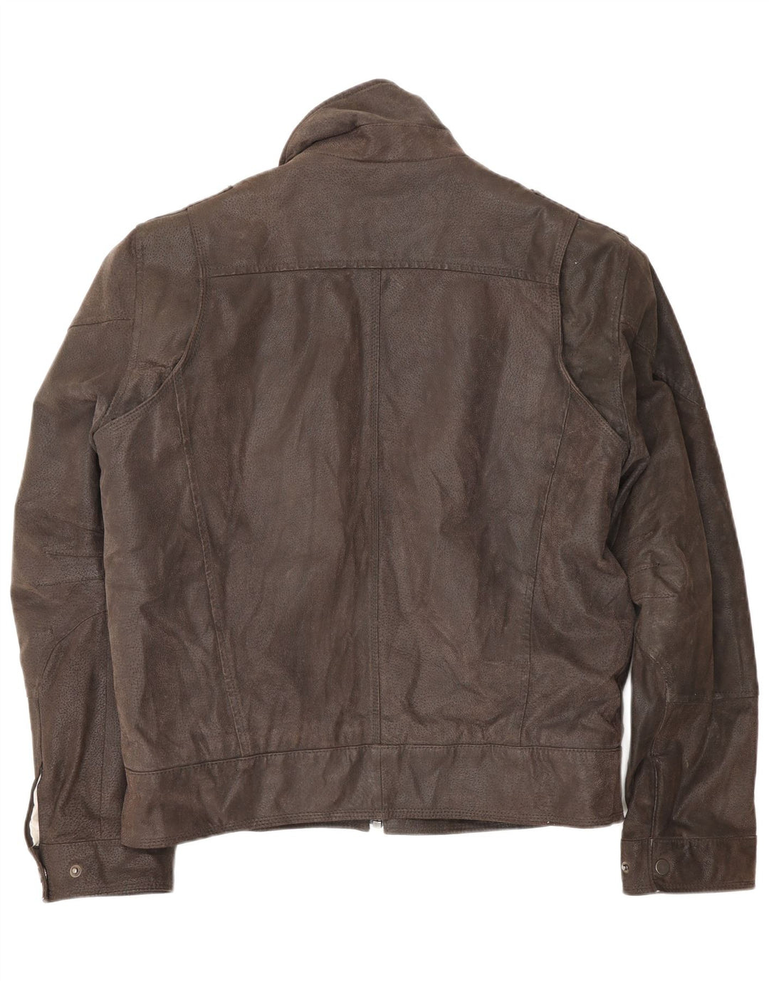 Jaqueta masculina de couro sherpa Conbipel IT 50 grande couro marrom